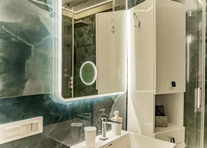 公寓 Palazzo Margo - Private Luxury Palace With Sea View 莫拉-迪巴里